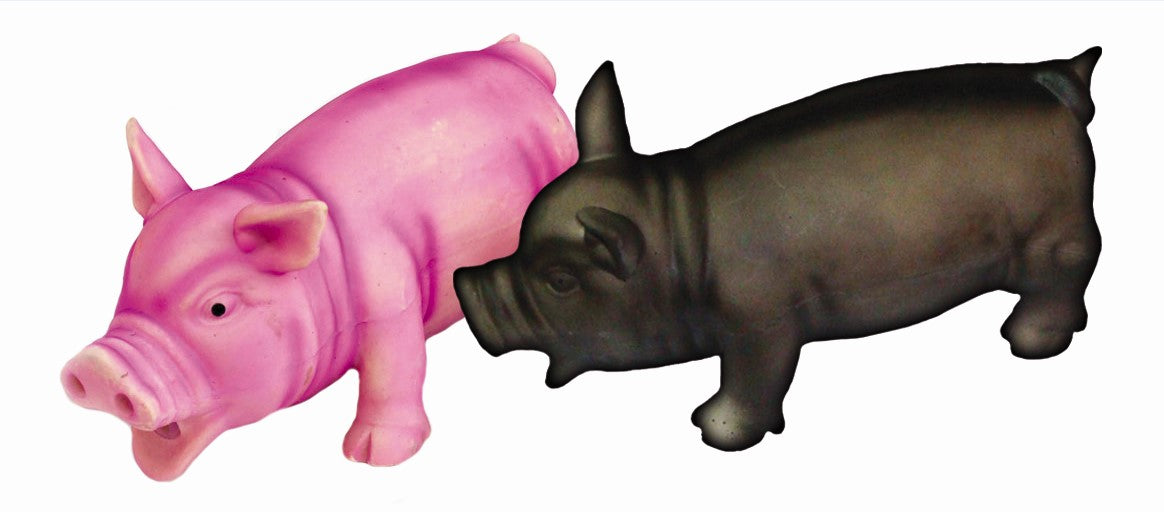 Jouet Cochon avec son - Noir / 17cm – Animalerie Maroc